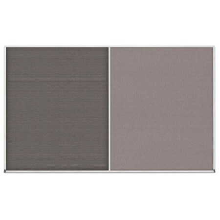 United Visual Products Enclosed Corkboard, 1 Door, 48"x36", 4" Fra UV3402-BRONZE-BUFF